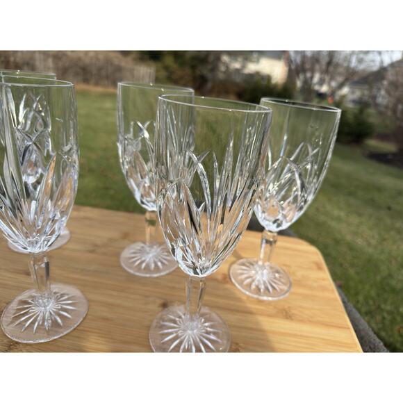 Waterford Crystal Marquis Brookside 12 Oz Iced Beverage Glass 8-3/8”~Set Of 5 - Picture 6 of 9